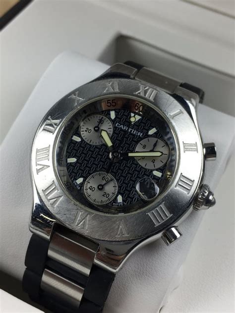 cartier chronograph 21 replica|cartier 21 chronoscaph watch.